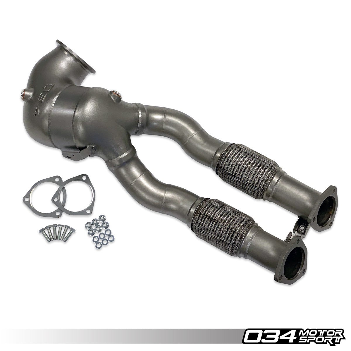 034 Motorsport Cast Stainless Steel Performance Downpipe for Audi 8S TTRS and 8V.5 RS3 - T1 Motorsports