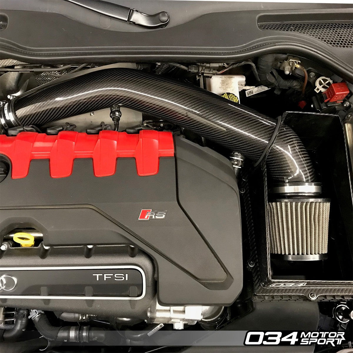 034 Motorsport Intake Inlet Pipe Heat Shield, Audi 8S TTRS and 8V.5 RS3 2.5 TFSI EVO - T1 Motorsports