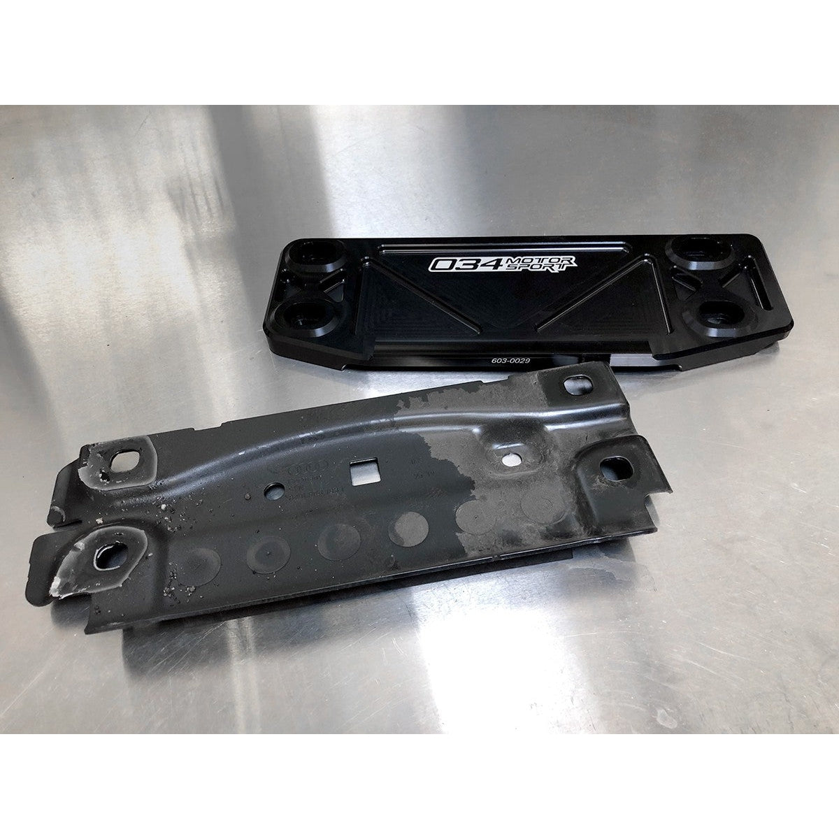 034 Motorsport X-Clear Driveshaft Tunnel Brace, B9 Audi A4/S4/RS4 & A5/S5/RS5 - T1 Motorsports