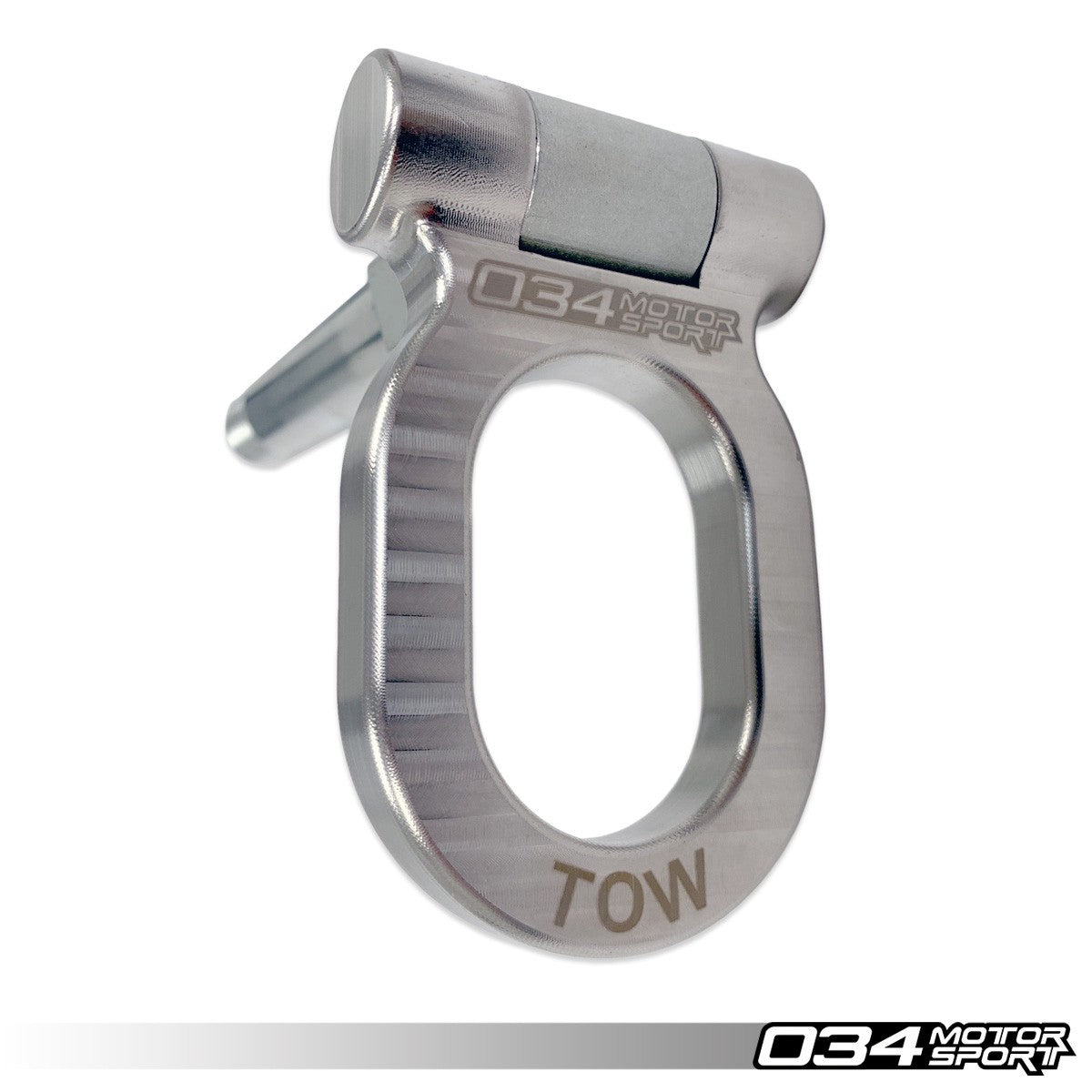 034 Motorsport Stainless Steel Tow Hook -105mm for Audi MQB/B8/B8.5/B9 and Volkswagen MQB - T1 Motorsports