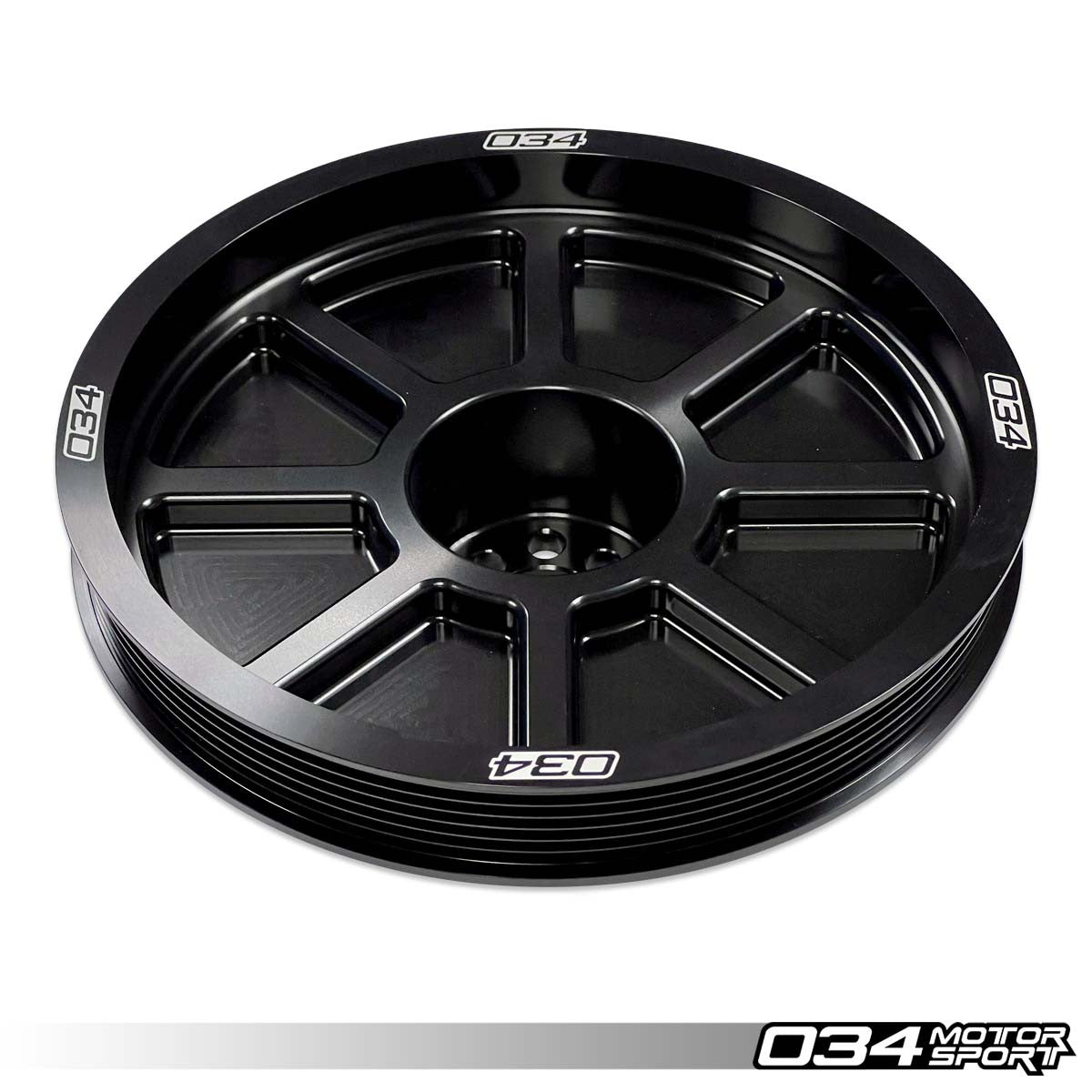 034 Motorsport 3.0 TFSI Supercharger 207mm Crank Pulley Upgrade, B8/B8.5 Audi S4/S5/Q5/SQ5 & C7 Audi A6/A7 - T1 Motorsports