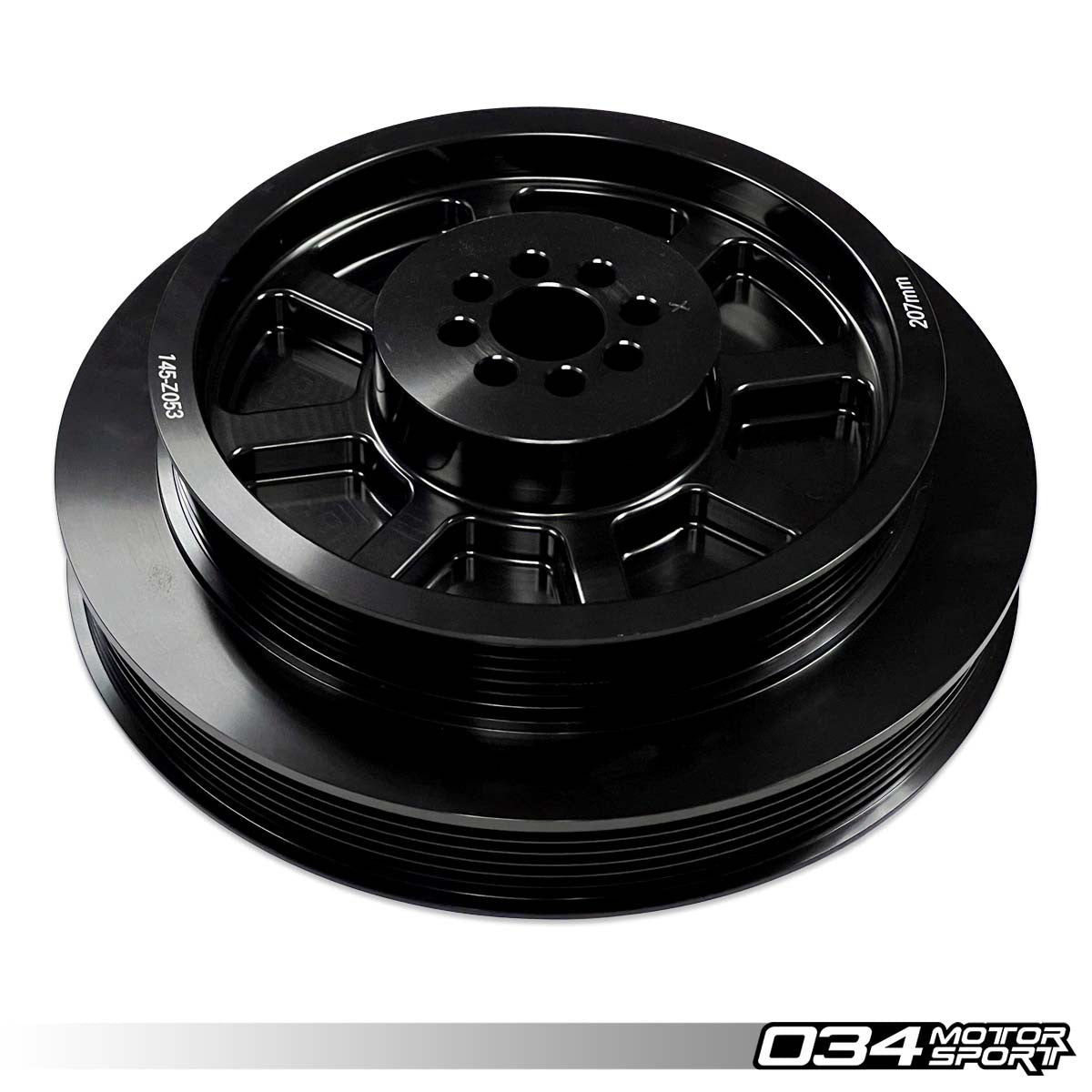 034 Motorsport 3.0 TFSI Supercharger 207mm Crank Pulley Upgrade, B8/B8.5 Audi S4/S5/Q5/SQ5 & C7 Audi A6/A7 - T1 Motorsports