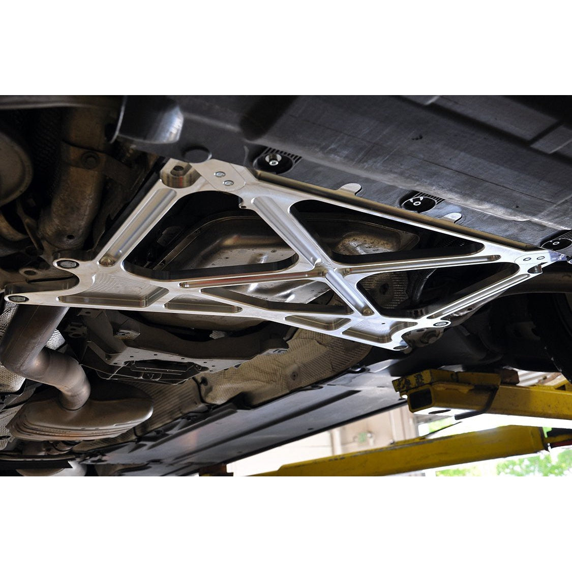 034 Motorsport X-Brace Billet Aluminum Chassis Reinforcement, B8/B8.5 Audi A4/S4/RS4, A5/S5/RS5, Q5/SQ5, Allroad - T1 Motorsports