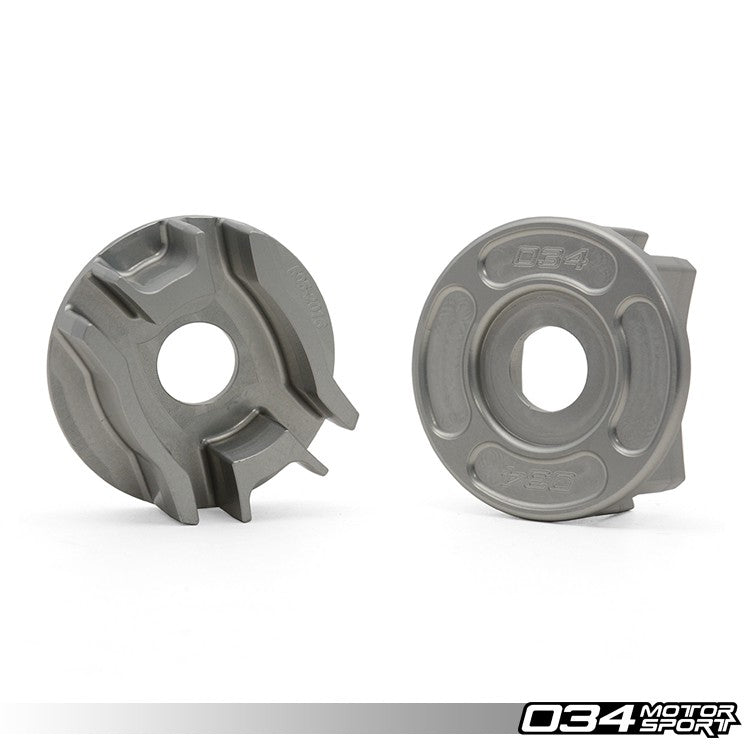 034 Motorsports Billet Aluminum Rear Differential Carrier Mount Insert Kit , B8 Audi A4/S4/RS4, A5/S5/RS5, Q5/SQ5 & C7 Audi A6/S6/RS6, A7/S7/RS7 - T1 Motorsports