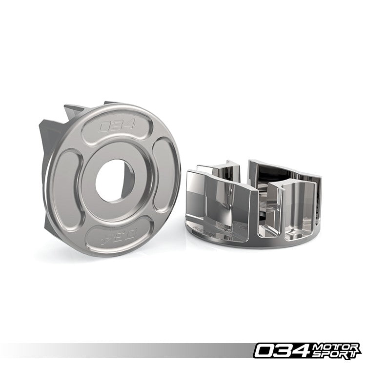 034 Motorsports Billet Aluminum Rear Differential Carrier Mount Insert Kit , B8 Audi A4/S4/RS4, A5/S5/RS5, Q5/SQ5 & C7 Audi A6/S6/RS6, A7/S7/RS7 - T1 Motorsports