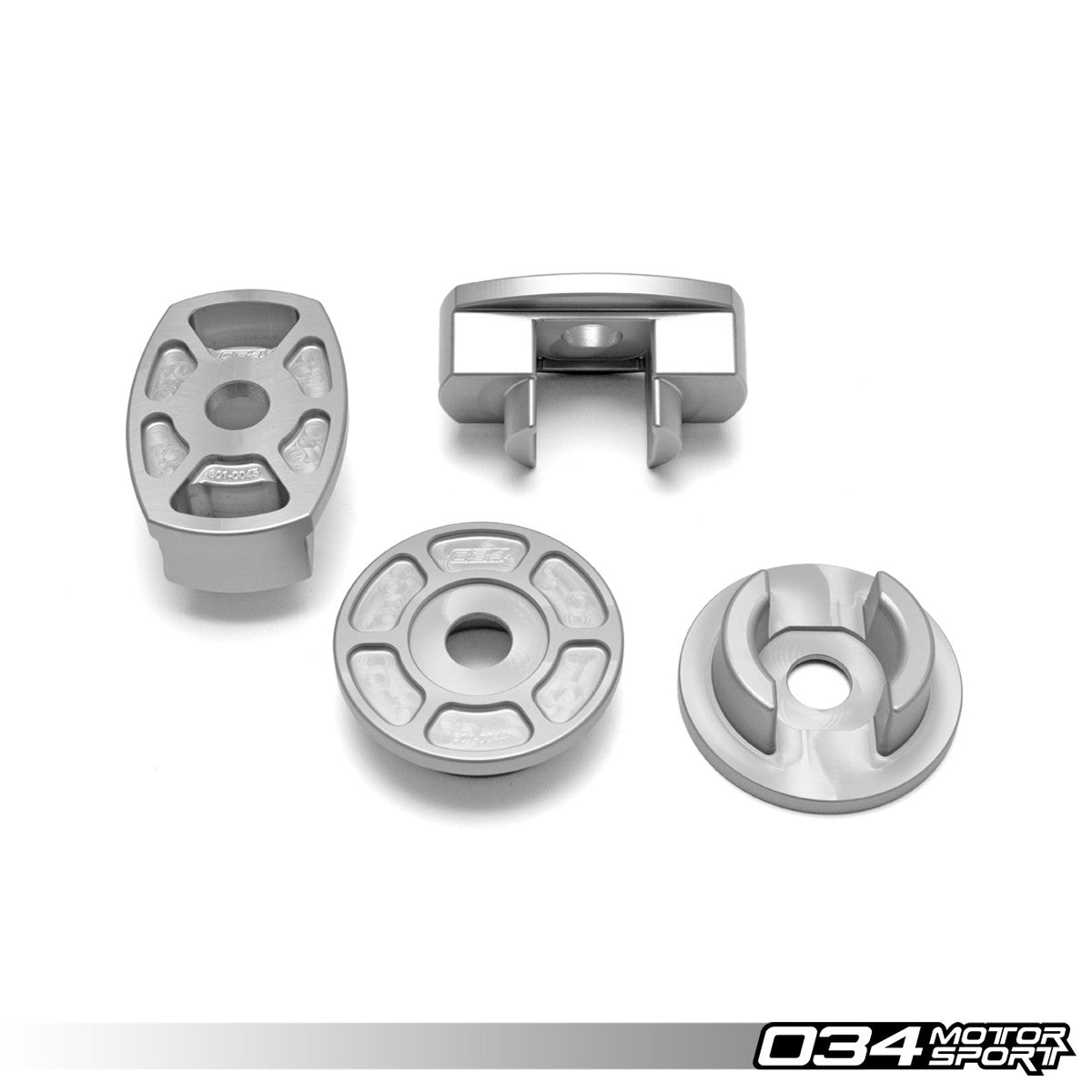 034 Motorsport Billet Aluminum Rear Subframe Mount Insert Kit, B9 Audi A4/S4/A5/S5/RS5 & Allroad - T1 Motorsports