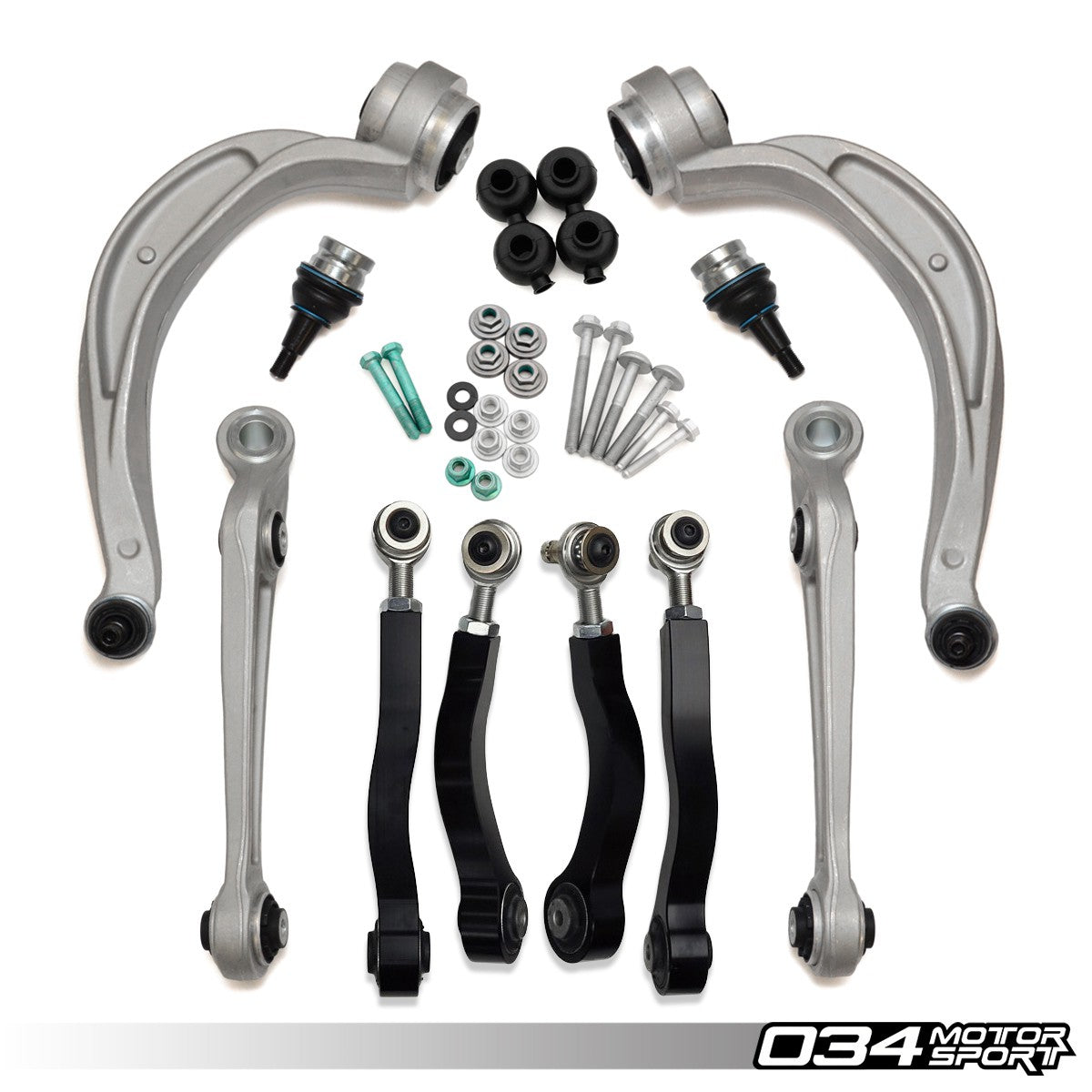 034 Motorsport Density Line Control Arm Kit Upper Adjustable, B8/B8.5 Audi A4/S4, A5/S5/RS5 & Q5/SQ5 - T1 Motorsports