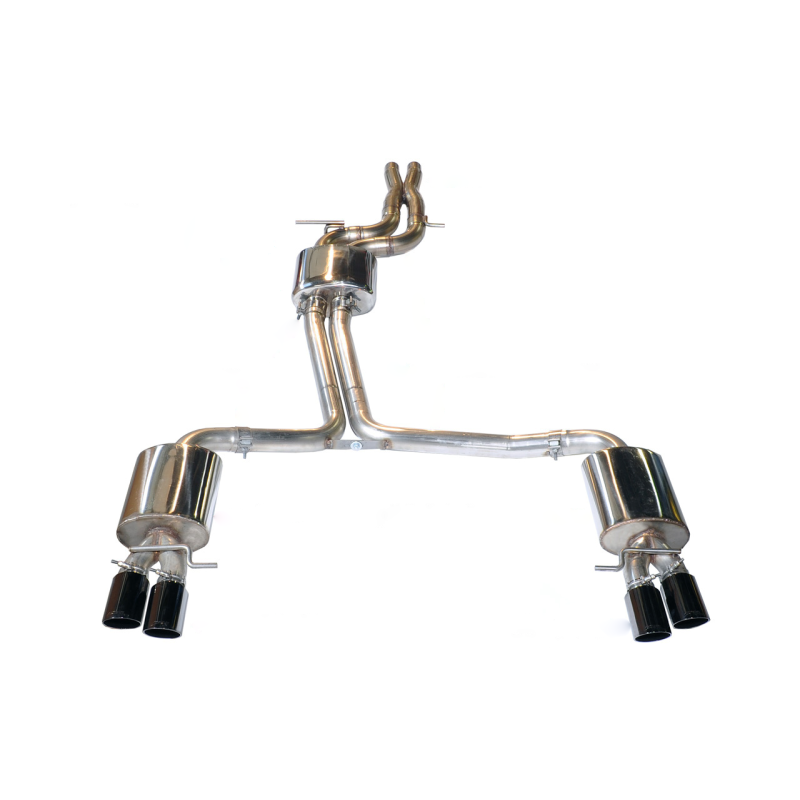 AWE Tuning Audi B8.5 S5 3.0T Touring Edition Exhaust System - Diamond Black Tips (90mm) - STREETUNED