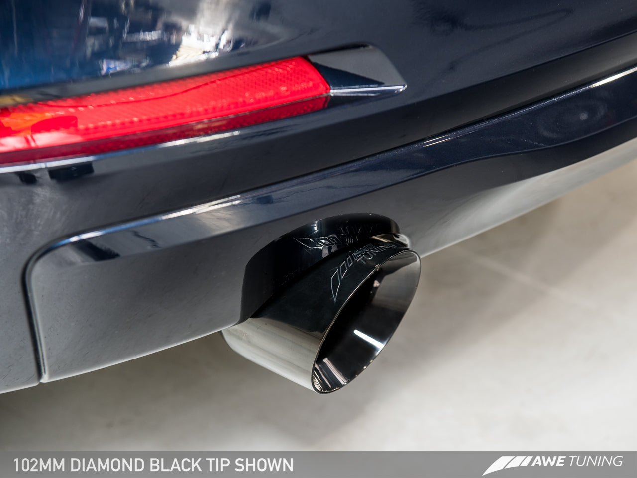 AWE Tuning Touring Edition Exhaust w/ Perfomance Midpipe with Diamond Black Tips (102mm) - 2013-2018 BMW 320i (F30) - STREETUNED