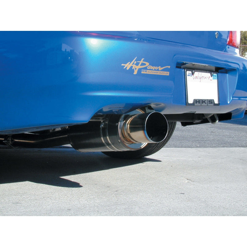 HKS Carbon Ti Exhaust - 2002-2007 Subaru WRX / WRX STI