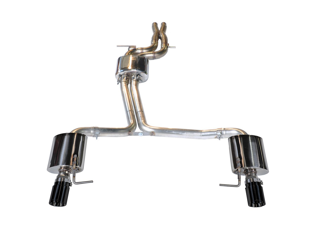 AWE Tuning Touring Edition Exhaust With Dual Outlet Diamond Black Tips - 2012-2015 Audi C7 A6 3.0T - STREETUNED
