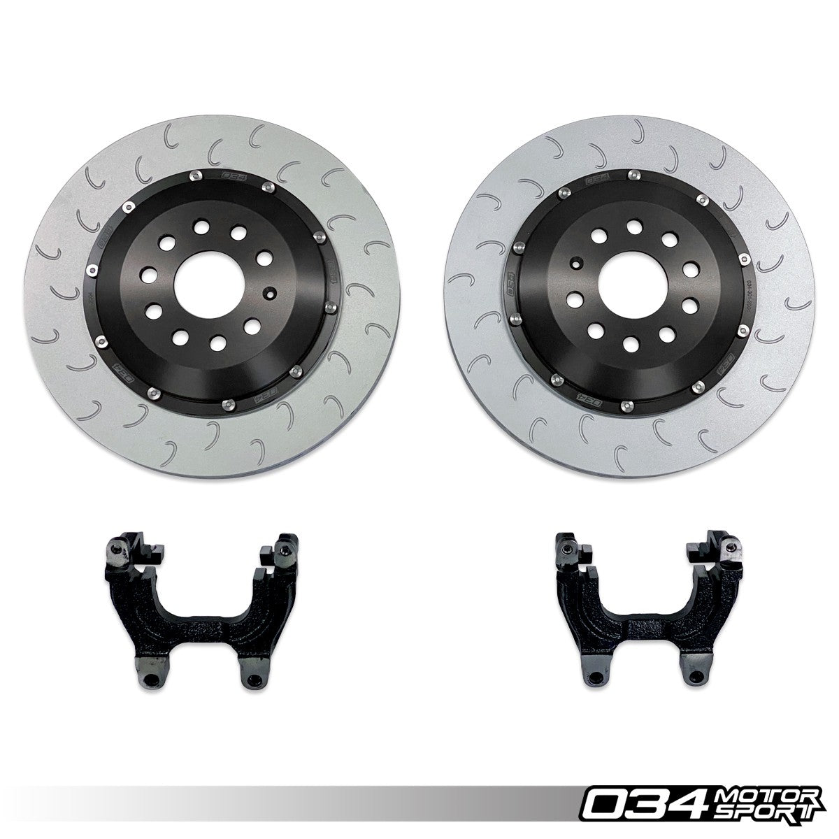 034 Motorsport 350mm 2-Piece Floating Rear Brake Rotor Upgrade for MQB VW & Audi - T1 Motorsports