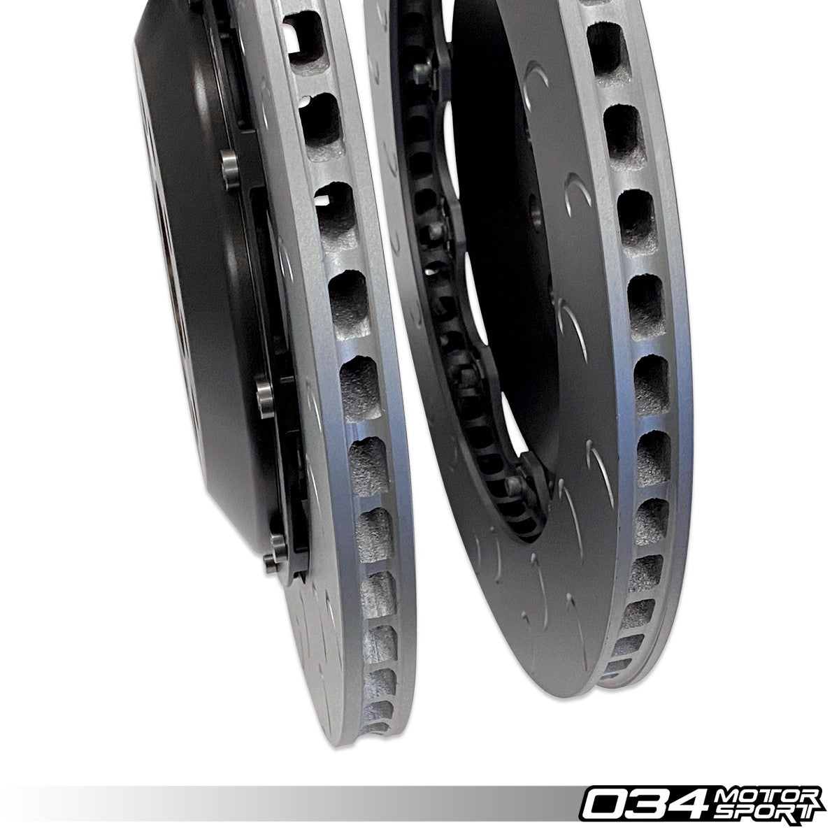 034 Motorsport 350mm 2-Piece Floating Rear Brake Rotor Upgrade for MQB VW & Audi - T1 Motorsports
