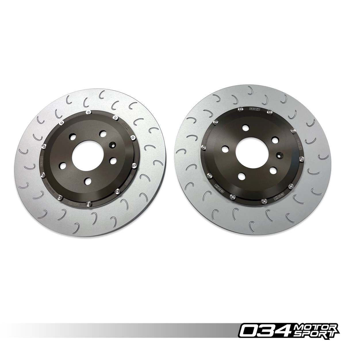 034 Motorsport 2-Piece Floating Rear Brake Rotor Upgrade Kit for the Audi B8 & B8.5 S4/S5 - T1 Motorsports