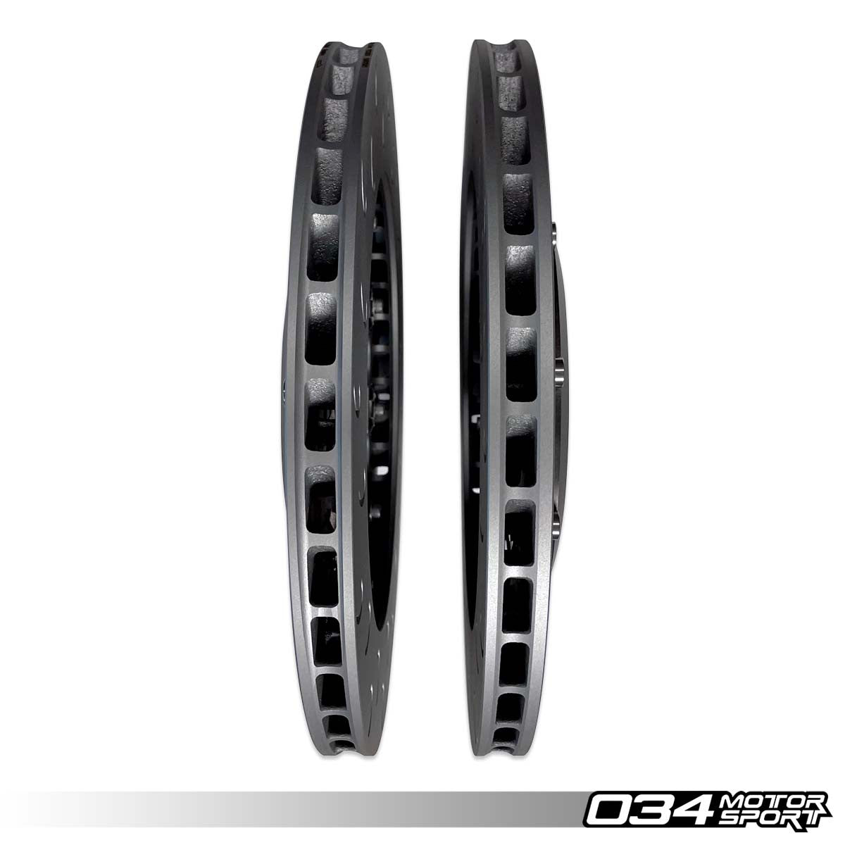 034 Motorsport 2-Piece Floating Rear Brake Rotor Upgrade Kit for the Audi B8 & B8.5 S4/S5 - T1 Motorsports