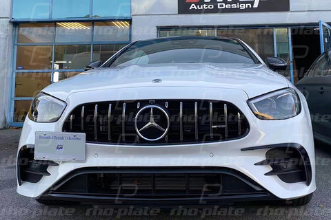 Rho-Plate V2 License Pate Relocator - 2017-2023 Mercedes-Benz E-Class / E43 / E53 Sedan (W213)