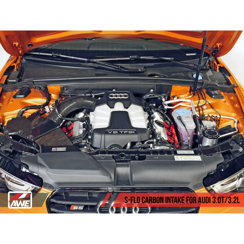 AWE Tuning Audi S-FLO Carbon Intake for B8 3.0T / 3.2L - STREETUNED