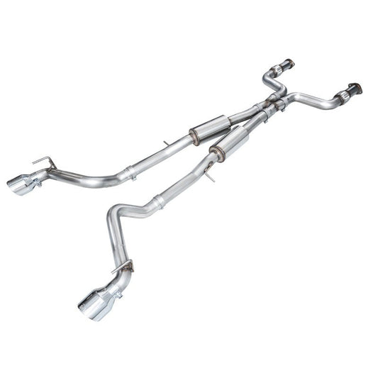 AWE Tuning Track Edition Catback Exhaust System w/ Chrome Silver Tips - 2023-2024 Nissan Z - STREETUNED