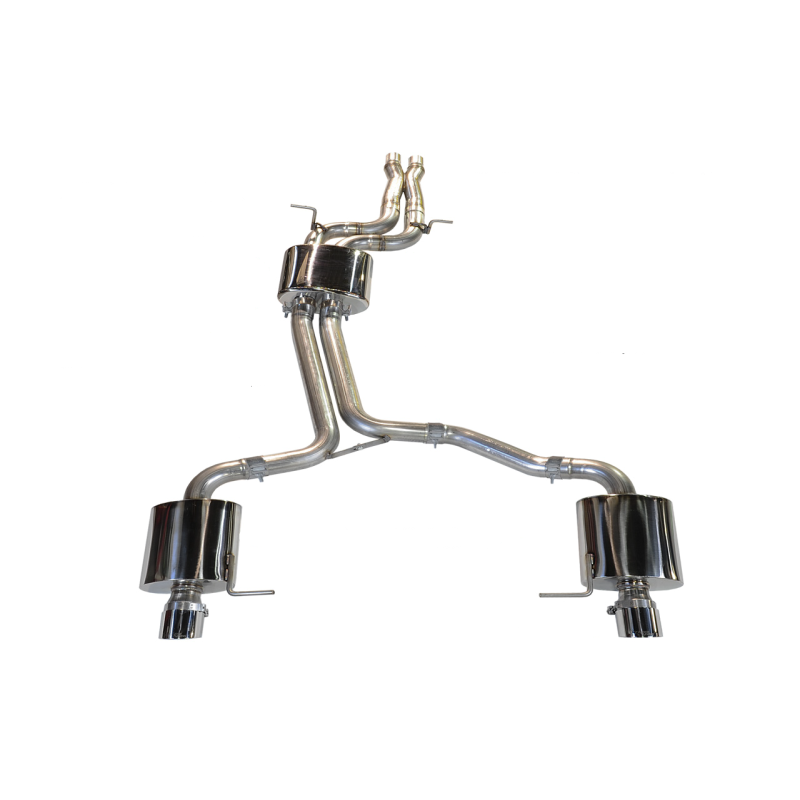 AWE Tuning Audi 8R Q5 3.2L Non-Resonated Exhaust System (Downpipe-Back) - Diamond Black Tips - STREETUNED