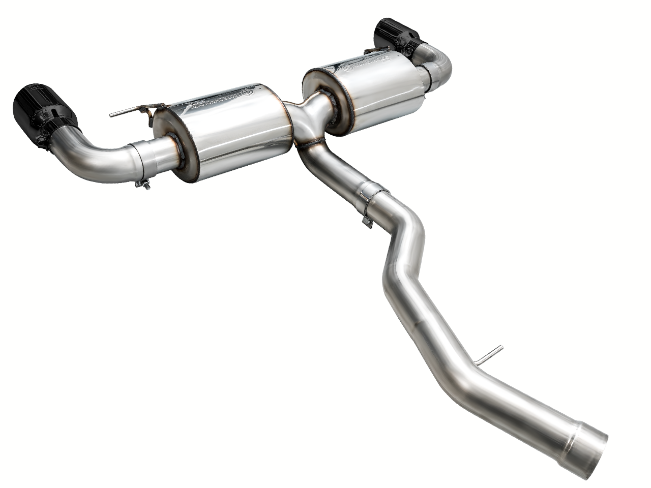 AWE Tuning Touring Edition Axleback Exhaust with Diamond Black Tips - 2019-2024 BMW G2X 330i / 2021-2024 G2X BMW 430i Base - STREETUNED