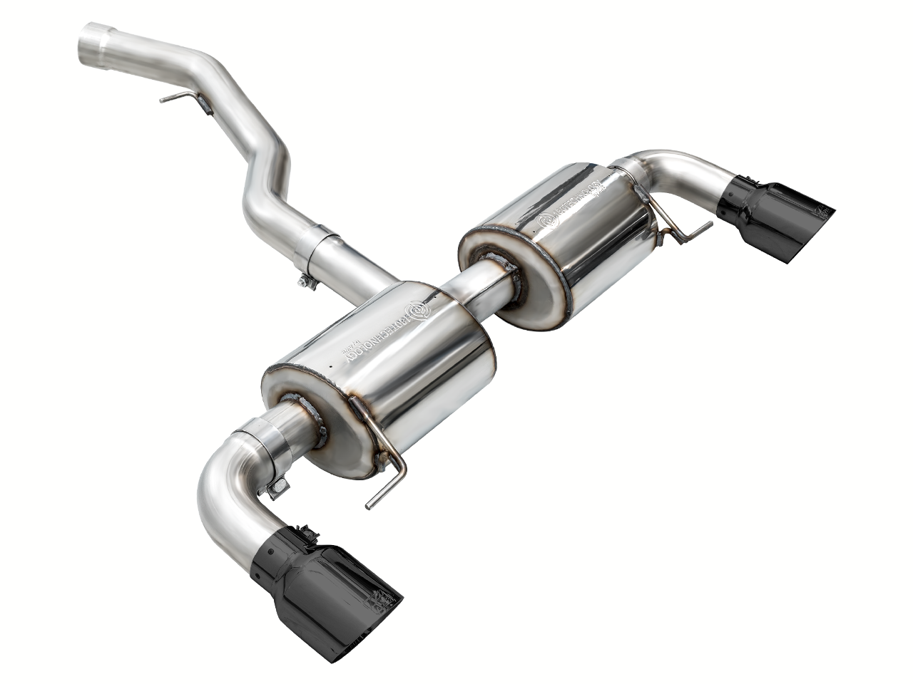 AWE Tuning Touring Edition Axleback Exhaust with Diamond Black Tips - 2019-2024 BMW G2X 330i / 2021-2024 G2X BMW 430i Base - STREETUNED