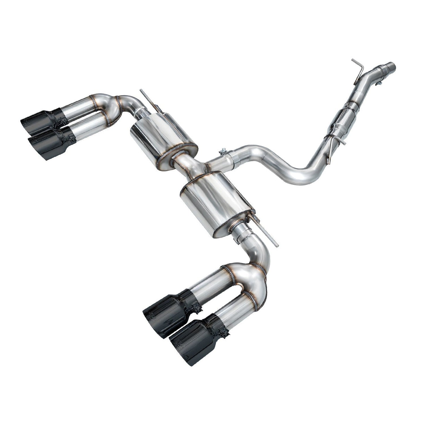 AWE Tuning 2022-2024 Audi 8Y S3 Touring Edition Exhaust - Diamond Black Tips - STREETUNED