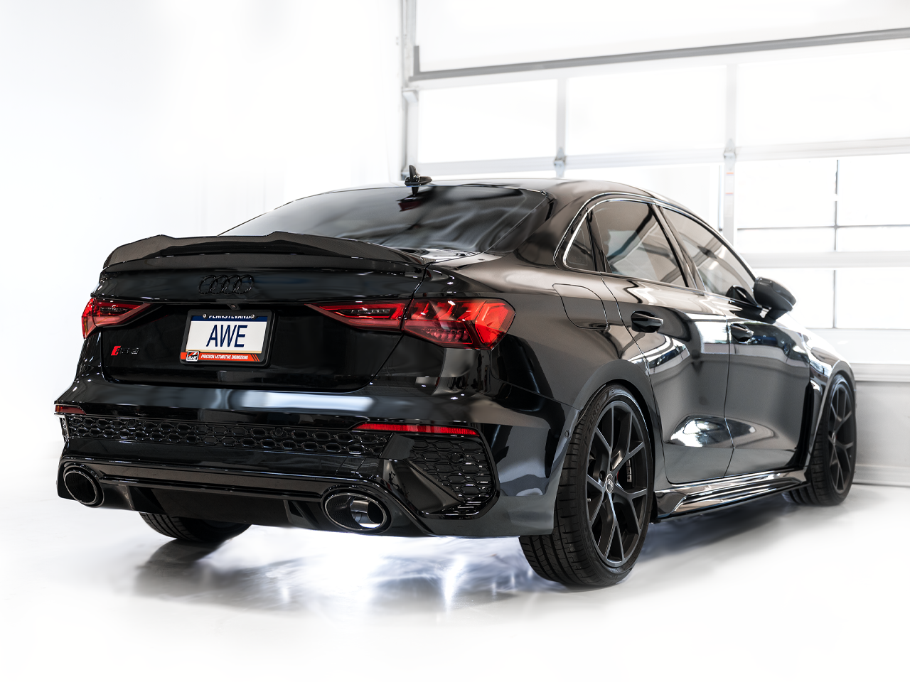 AWE Tuning Track Edition Catback Exhaust System (No Tips) - 2022-2023 Audi 8Y RS3 - STREETUNED