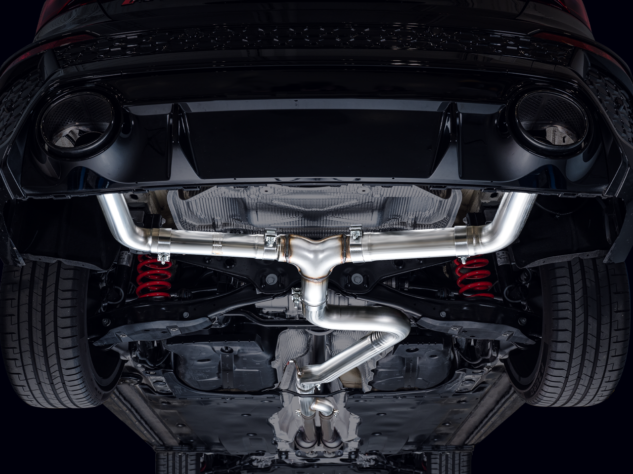 AWE Tuning Track Edition Catback Exhaust System (No Tips) - 2022-2023 Audi 8Y RS3 - STREETUNED