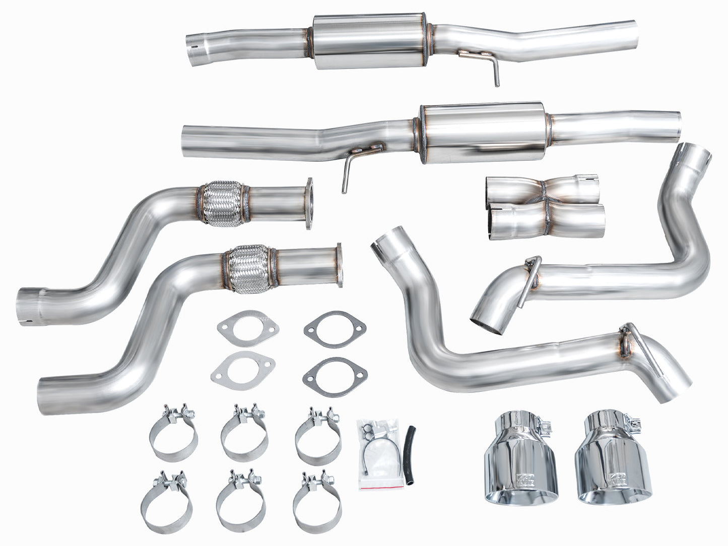 AWE Tuning Track Edition Catback Exhaust System w/ Chrome Silver Tips - 2023-2024 Nissan Z - STREETUNED