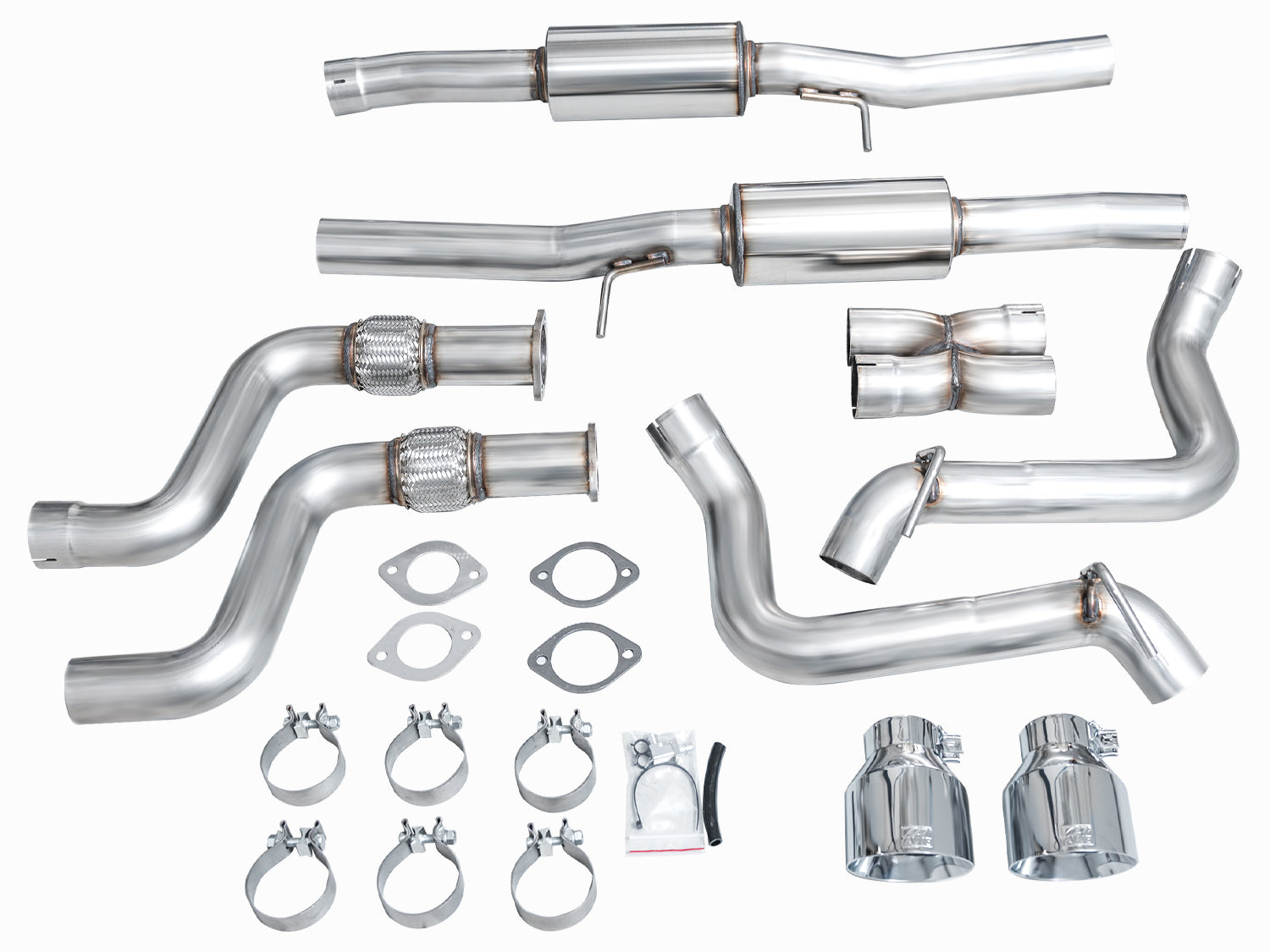 AWE Tuning Track Edition Catback Exhaust System w/ Chrome Silver Tips - 2023-2024 Nissan Z - STREETUNED