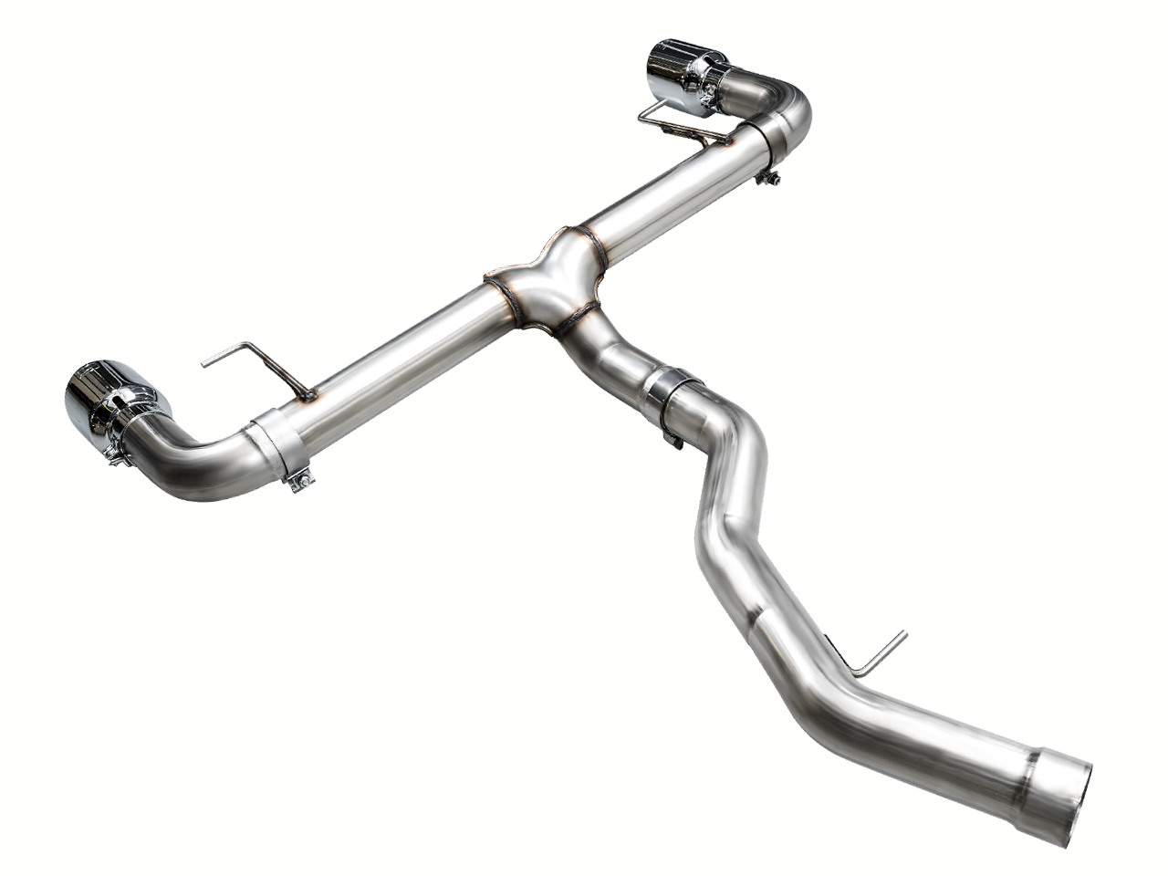 AWE Tuning Track Edition Axleback Exhaust with Chrome Silver Tips - 2019-2024 BMW G2X 330i / 2021-2024 BMW G2X 430i Base - STREETUNED