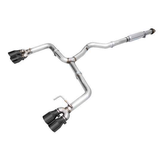 AWE Tuning Track Edition Exhaust - Diamond Black Tips - 2022-2024 Subaru WRX (VB) - STREETUNED