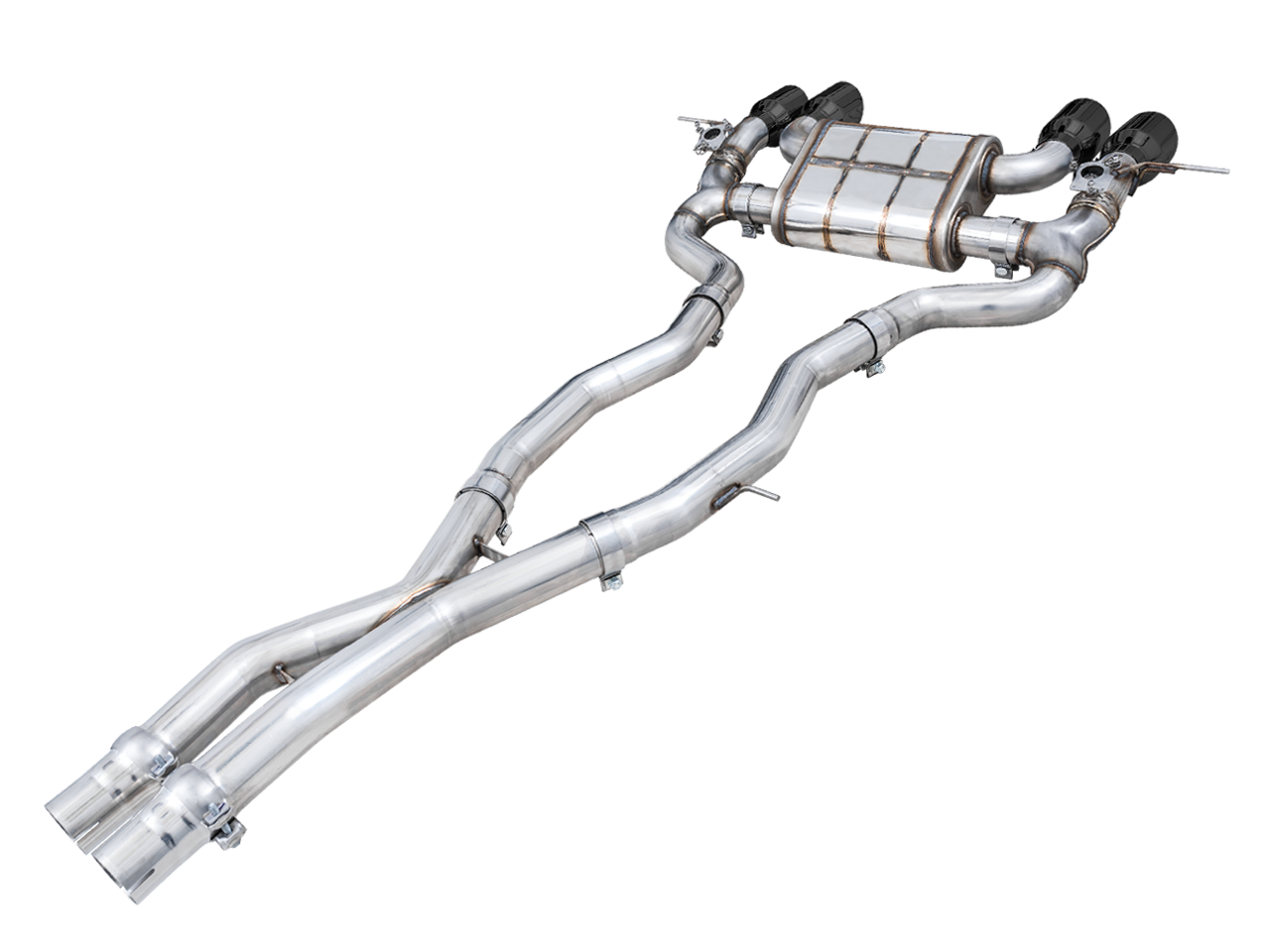 AWE Tuning SwitchPath Catback Exhaust with Diamond Black Tips - 2021-2024 BMW G80 M3/G82 M4 - STREETUNED