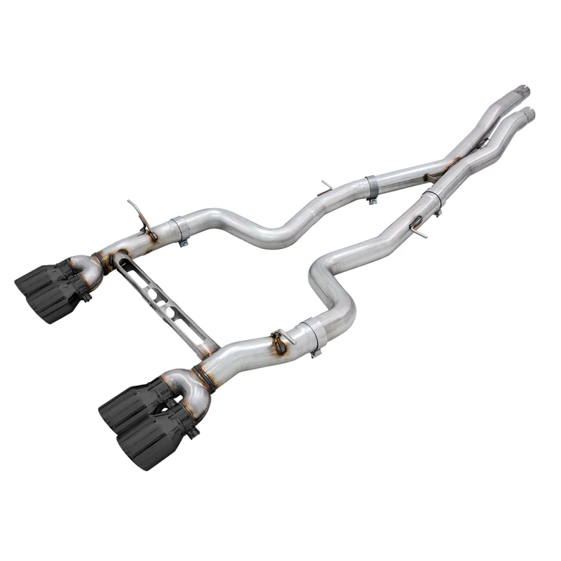 AWE Tuning Track Edition Catback Exhaust With Black Diamond Tips - 2015-2020 BMW F8X M3/M4 - STREETUNED