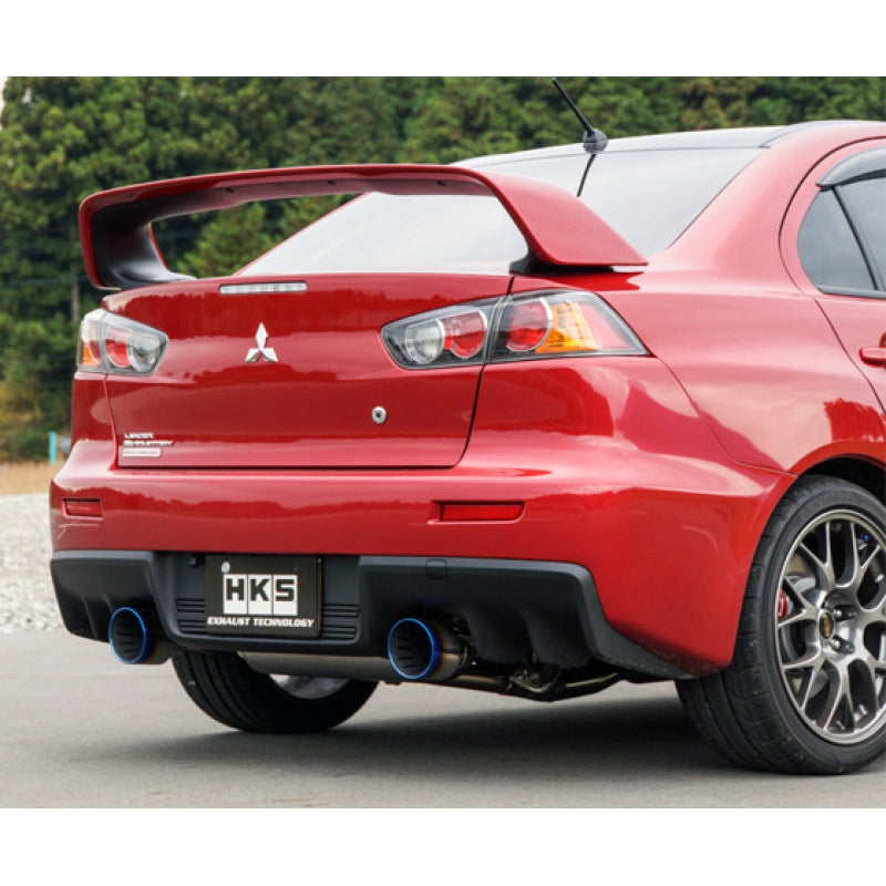 HKS Super Sound Exhaust System - 2008-2015 Mitsubishi Evolution X