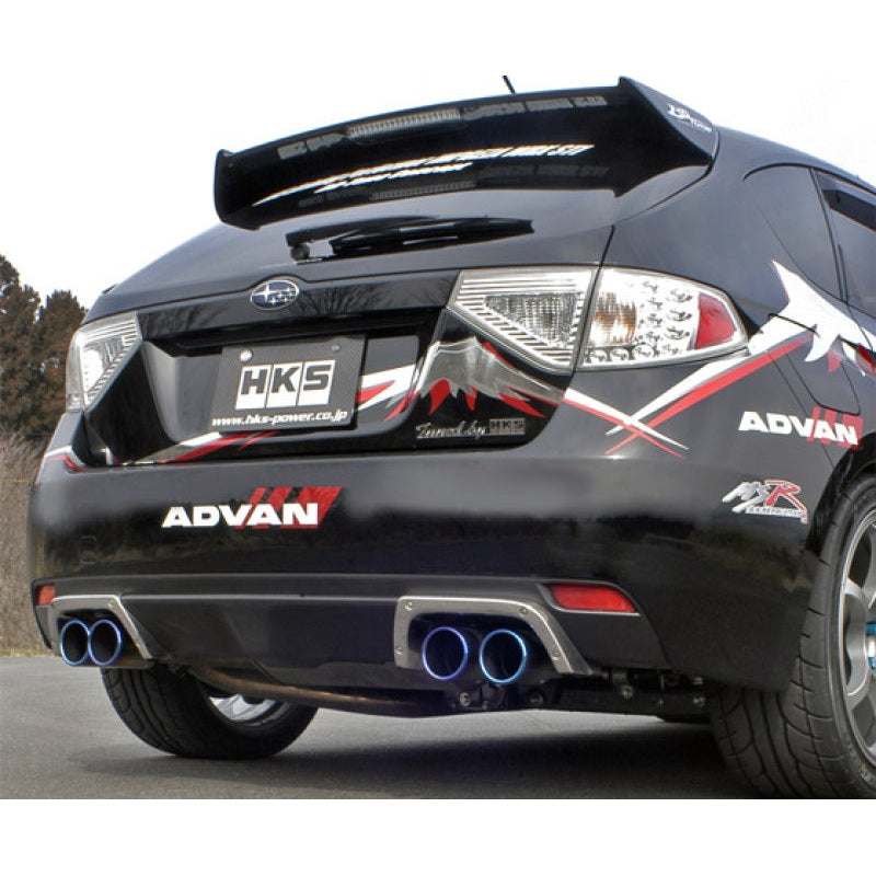 HKS Legamax Premium Exhaust System - 2008-2014 Subaru WRX STI