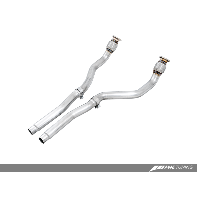 AWE Tuning Audi B8 3.0T Non-Resonated Downpipes for S4 / S5 - STREETUNED
