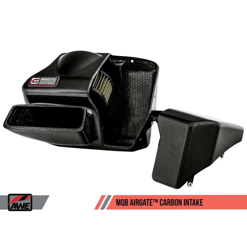 AWE Tuning Audi / Volkswagen MQB 1.8T/2.0T/Golf R Carbon Fiber AirGate Intake w/ Lid - STREETUNED