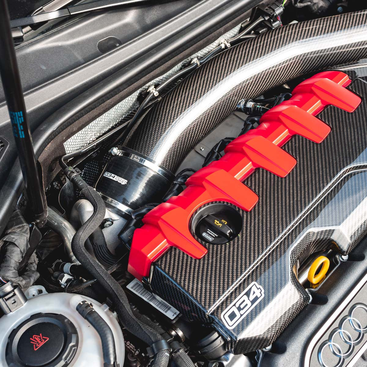 034 Motorsport 4” Turbo Inlet Pipe for the 2.5 TFSI EVO in the Audi 8S TTRS & 8V.5 RS3 - T1 Motorsports