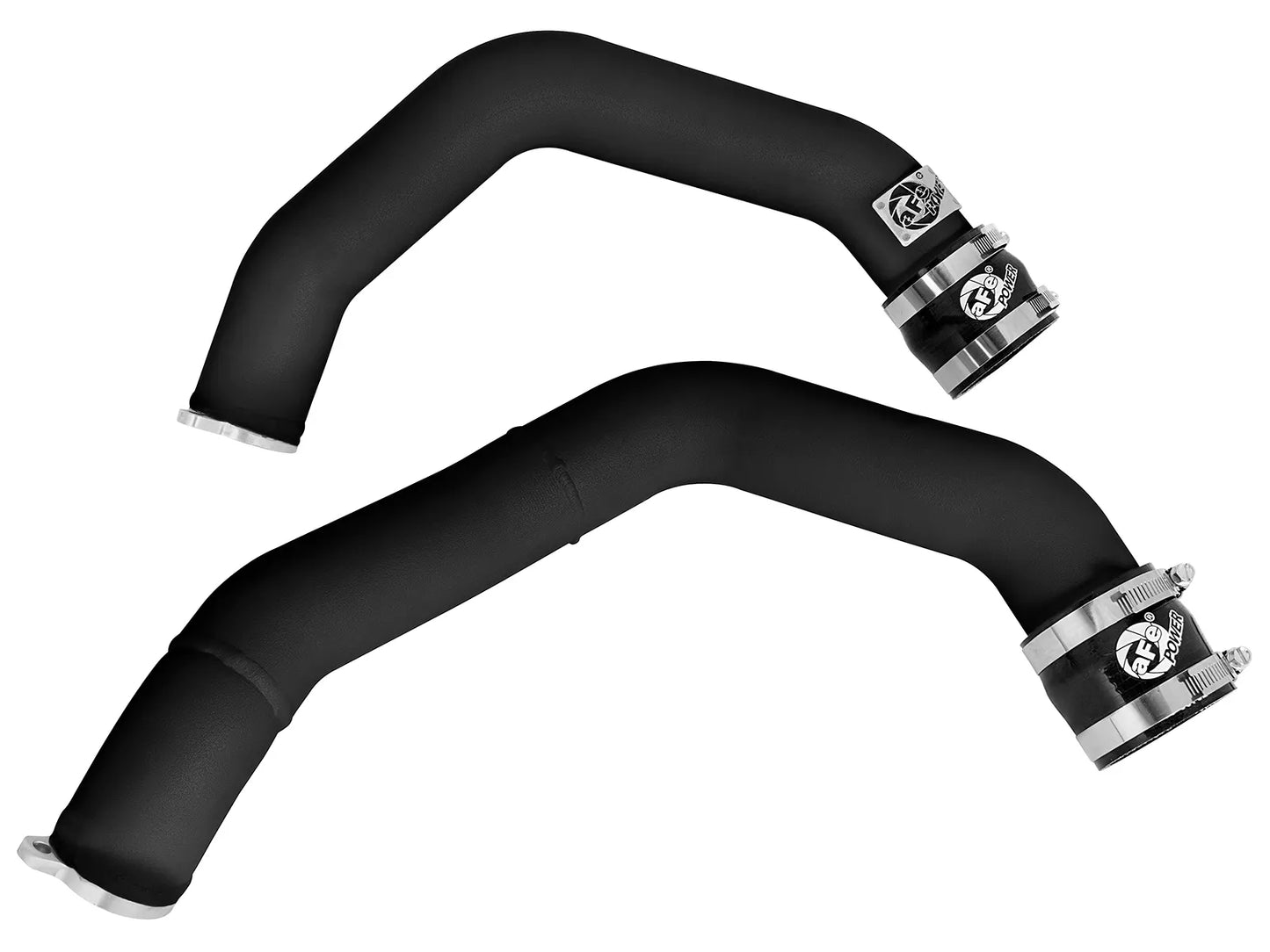 aFe BladeRunner 2-1/4 IN Aluminum Hot Charge Pipe Black - 2015-2020 BMW M3/M4