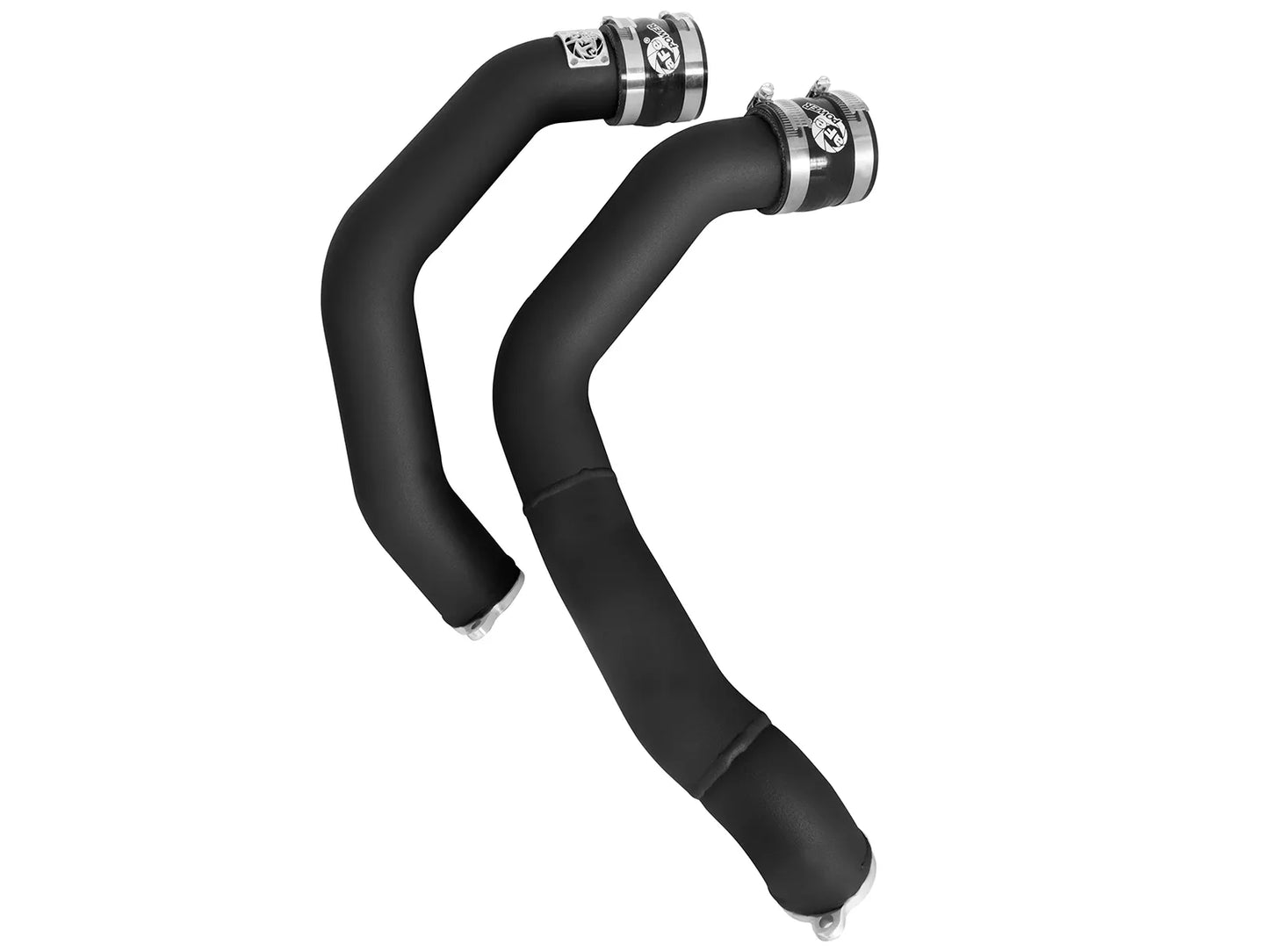 aFe BladeRunner 2-1/4 IN Aluminum Hot Charge Pipe Black - 2015-2020 BMW M3/M4