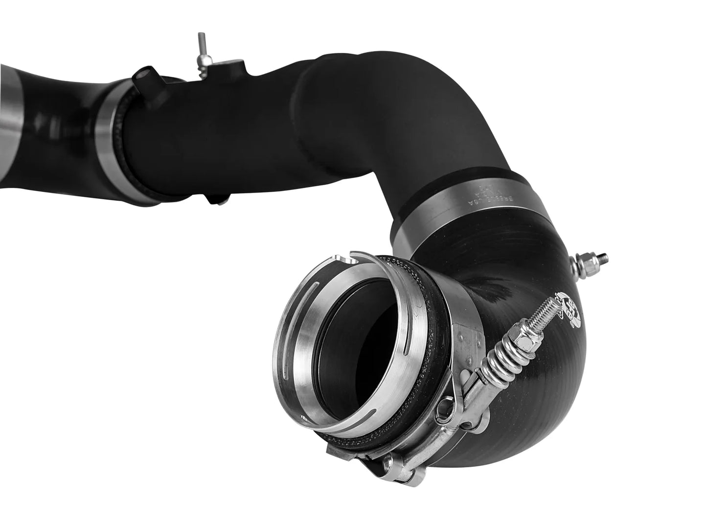 aFe BladeRunner 2-1/2 IN Aluminum Hot Charge Pipe Black - 2020-2024 Toyota GR Supra