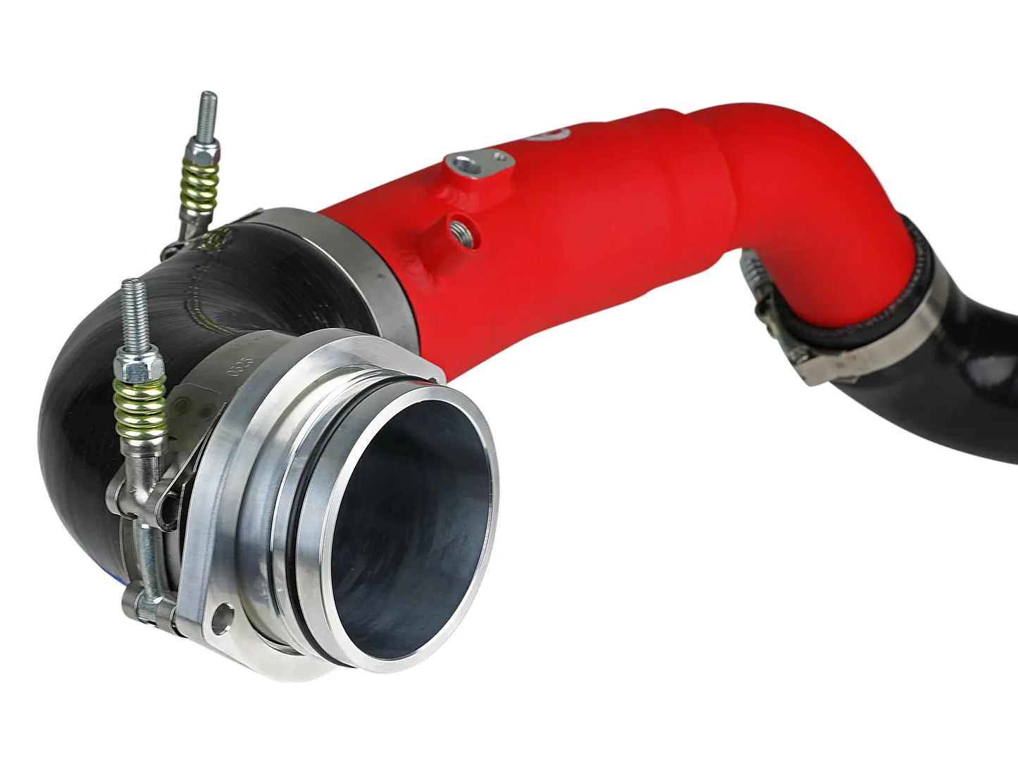 aFe BladeRunner 2-1/2 IN Aluminum Hot Charge Pipe Red - 2020-2024 GR Supra