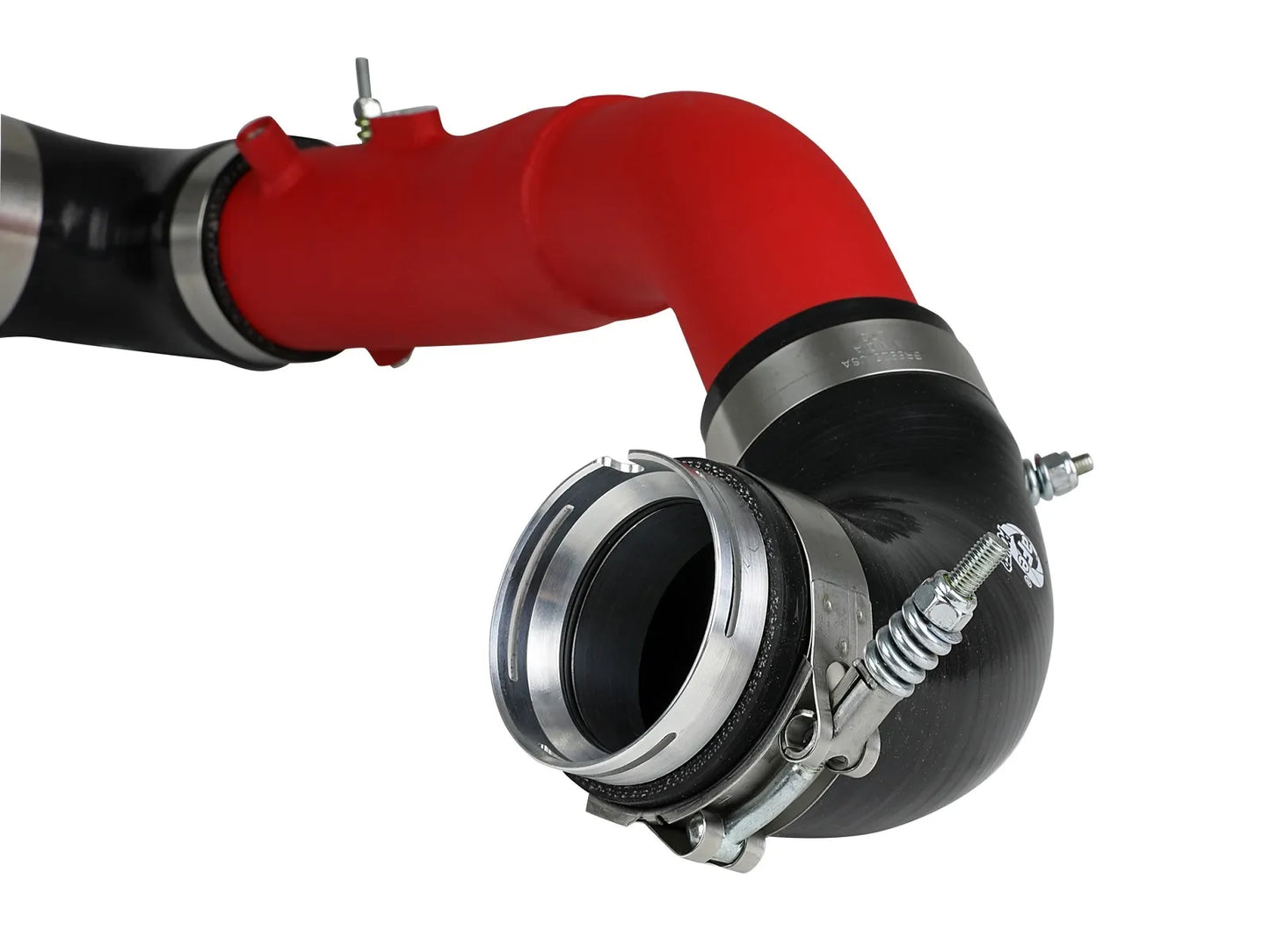 aFe BladeRunner 2-1/2 IN Aluminum Hot Charge Pipe Red - 2020-2024 GR Supra