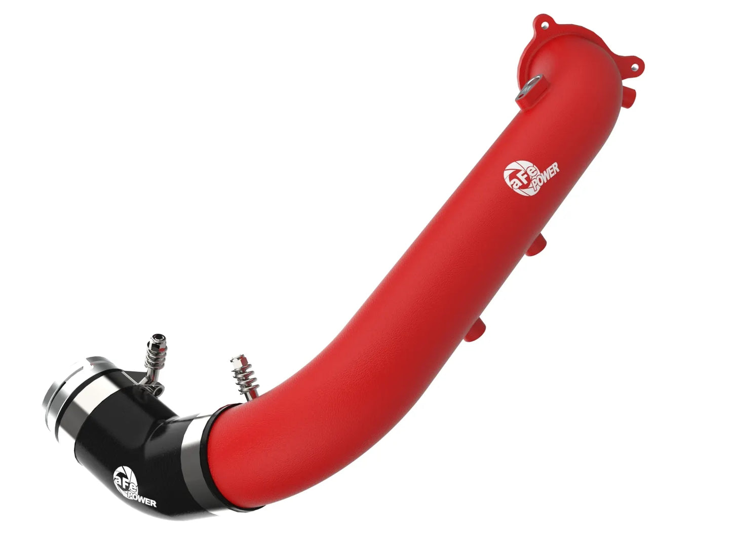 aFe BladeRunner 2-3/4 IN Aluminum Hot Charge Pipe Red - 2021-2024 Toyota GR Supra B48