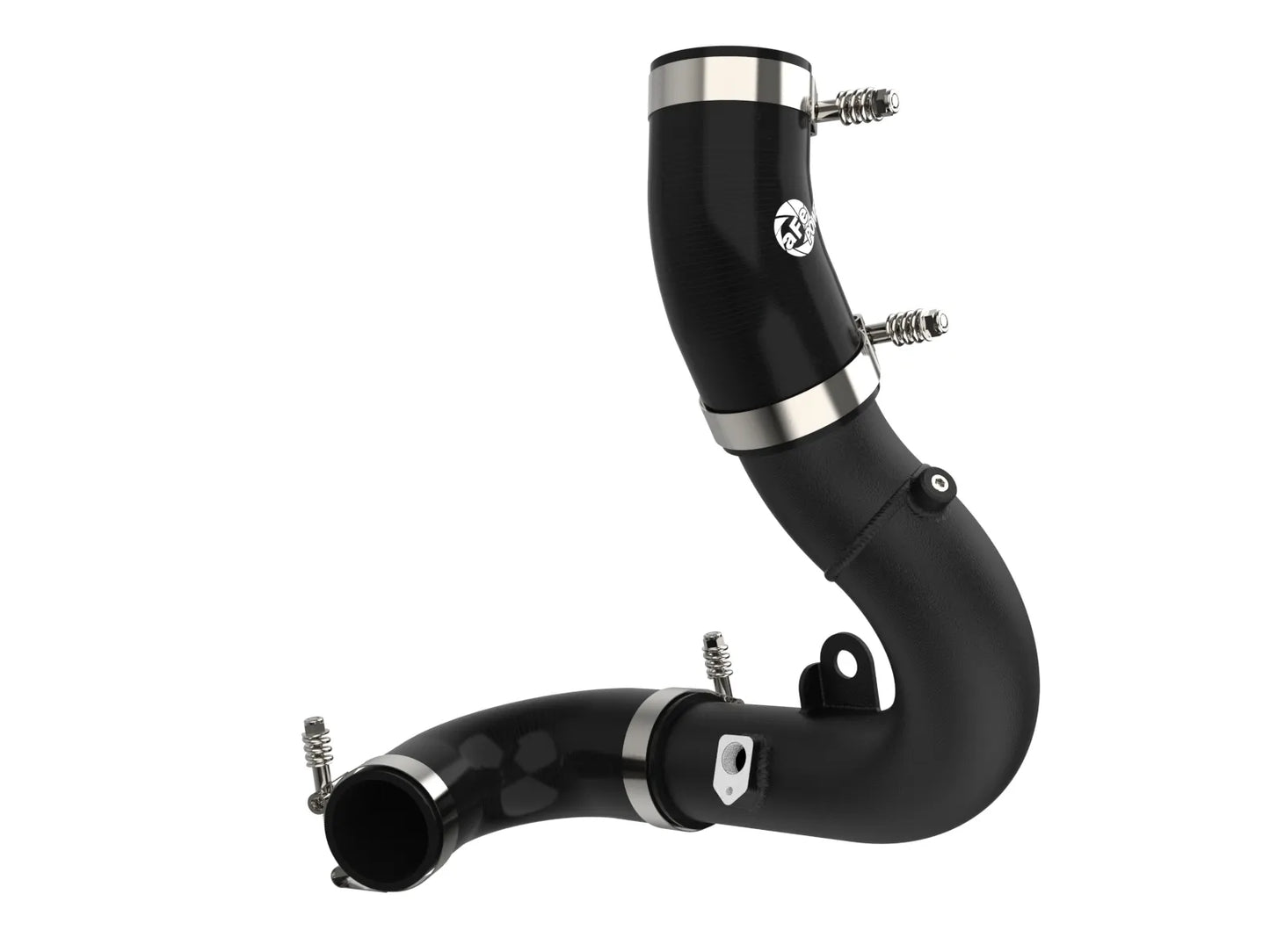aFe BladeRunner 2.75 IN Aluminum Cold Charge Pipe Black - 2022-2024 VW Golf GTI