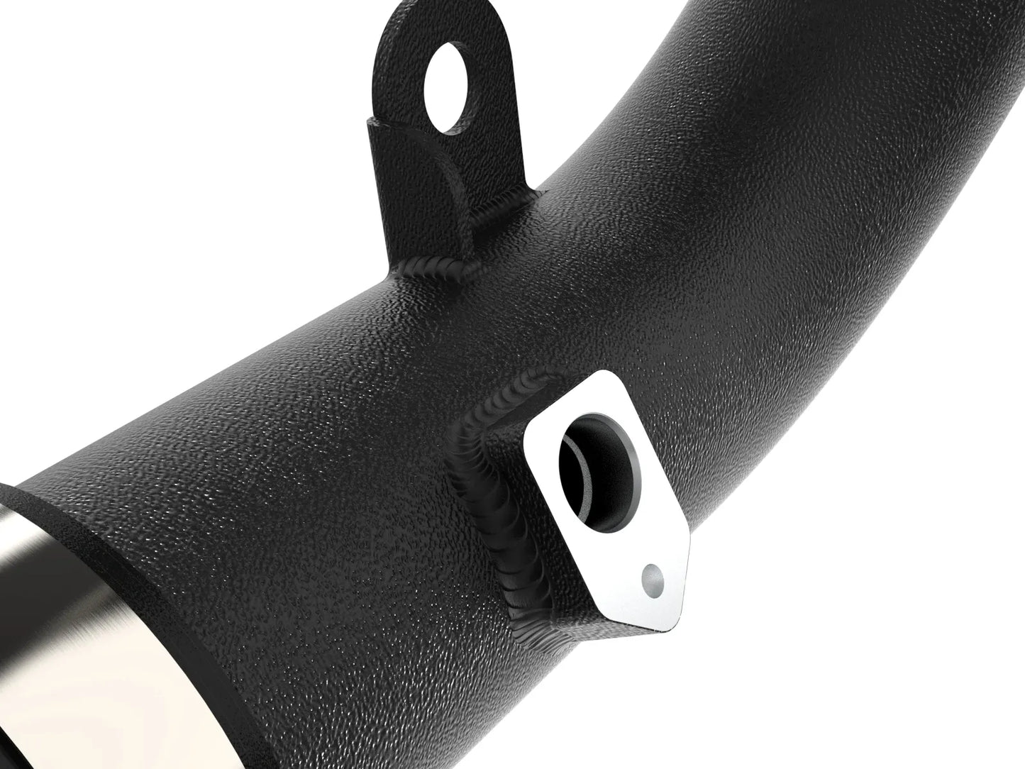 aFe BladeRunner 2.75 IN Aluminum Cold Charge Pipe Black - 2022-2024 VW Golf GTI