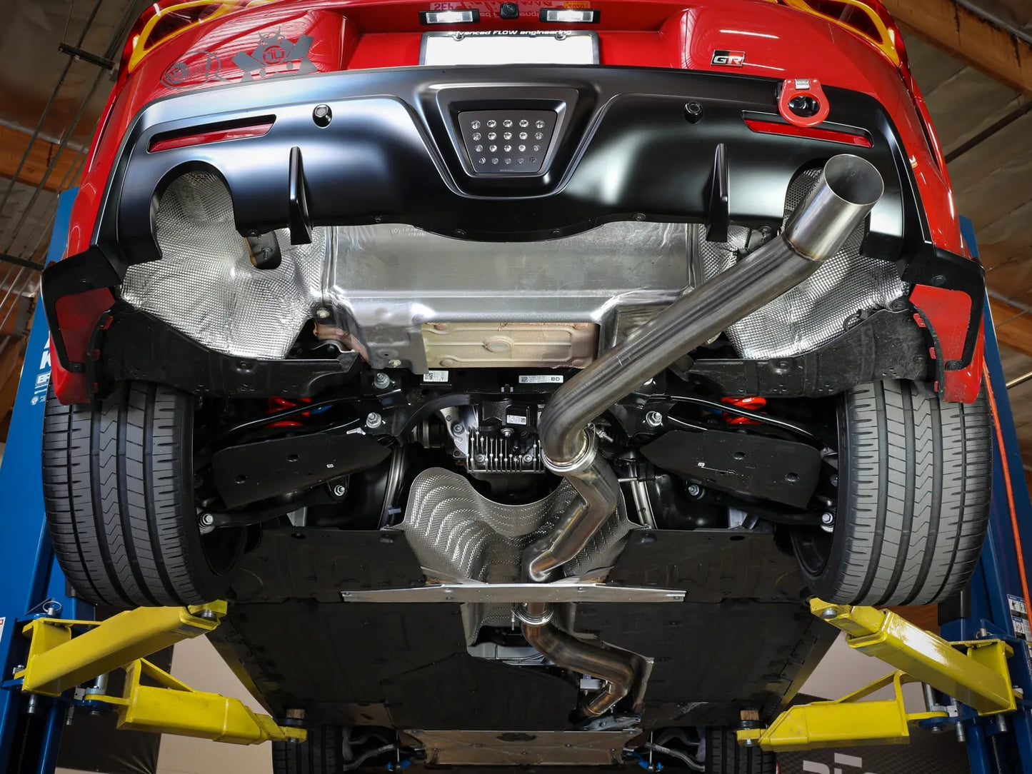 aFe Takeda 3-1/2 IN 304 Stainless Steel Cat-Back Exhaust System - 2020-2024 Toyota GR Supra B58