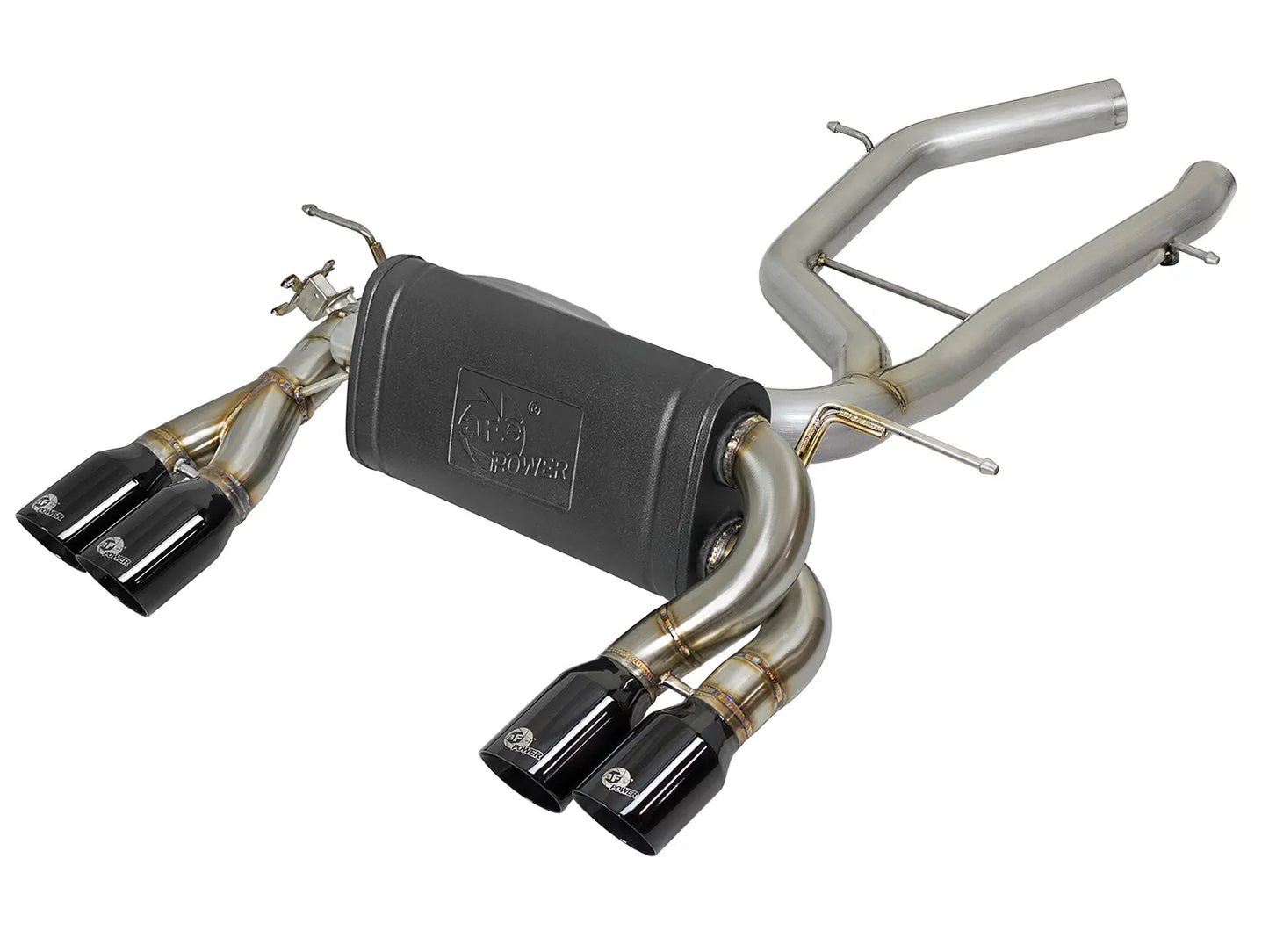 aFe MACH Force-Xp 3" to 2-1/2" 304 Stainless Steel Axle-Back Exhaust System - 2015-2020 BMW M3/M4