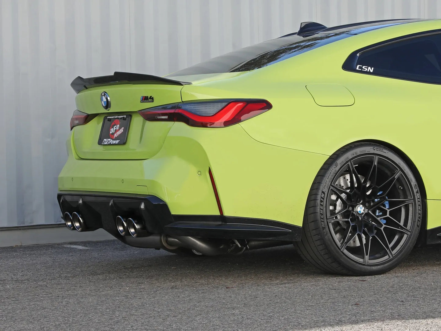 aFe MACH Force-Xp 3 IN to 2-1/2 IN 304 Stainless Steel Cat-Back Exhaust w/ Polished Tip - 2020-2024 BMW M3/M4
